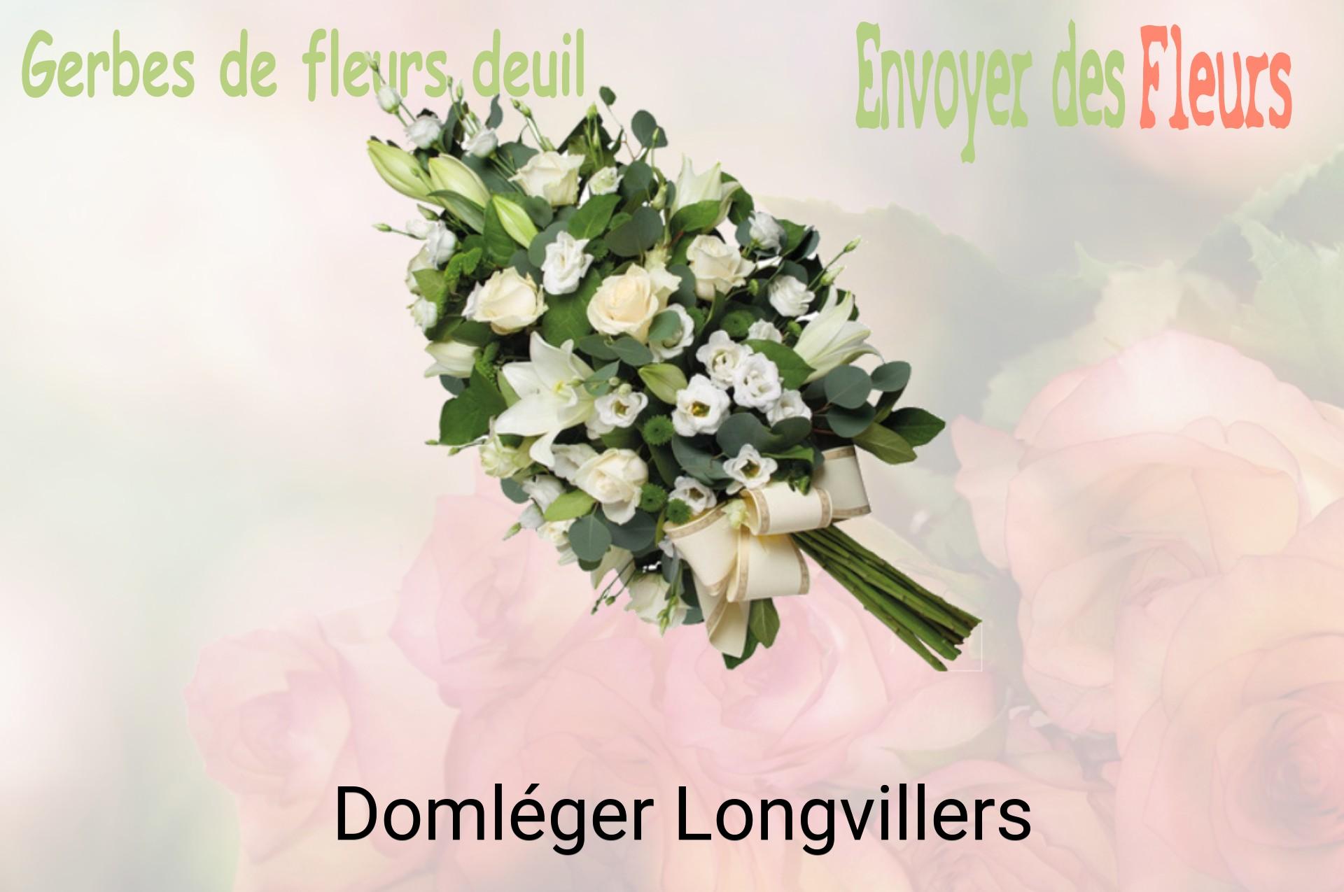 Gerbe de fleurs de deuil livrée à Domléger-Longvillers